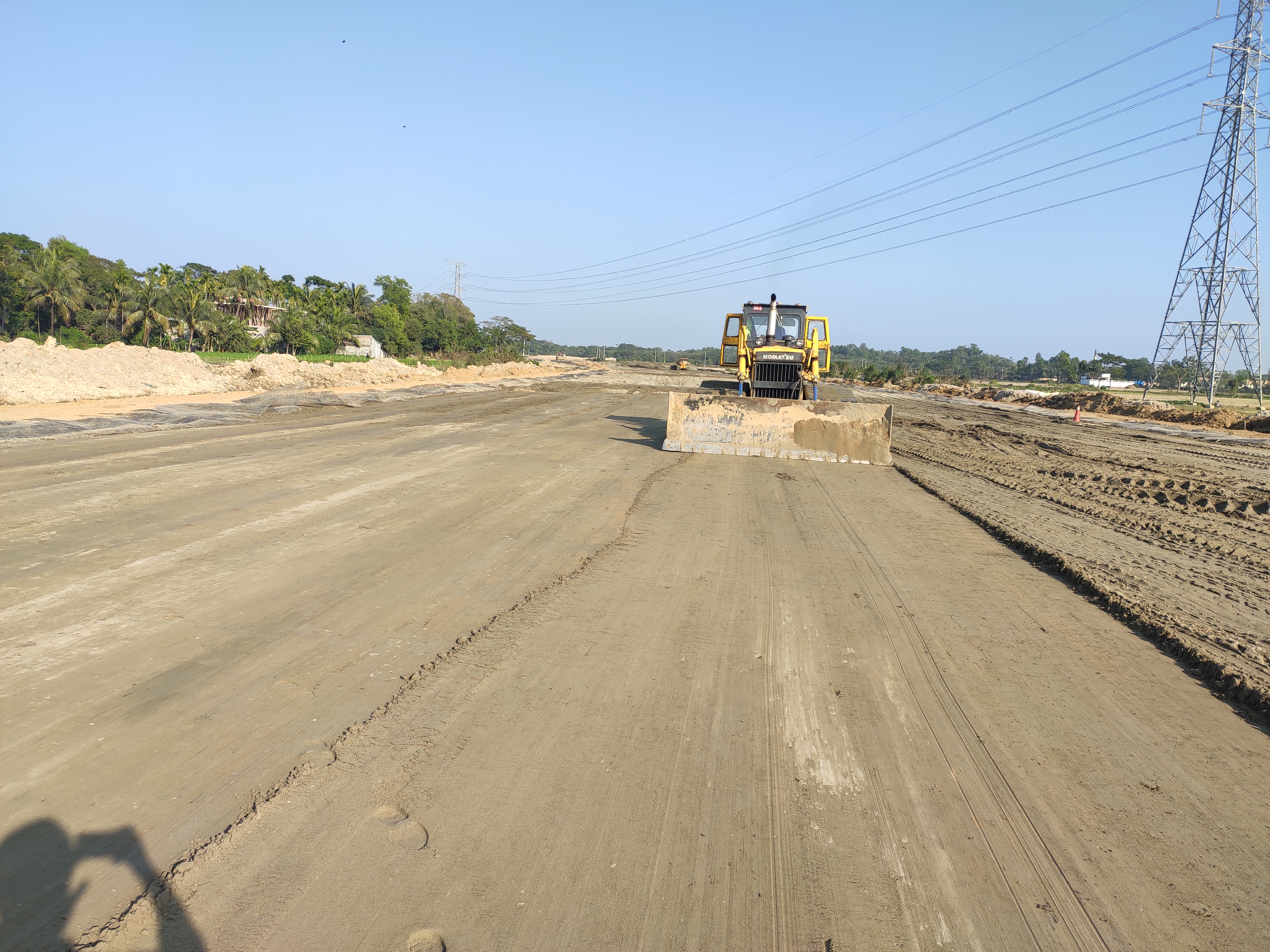 Road Subgrade Construction Work